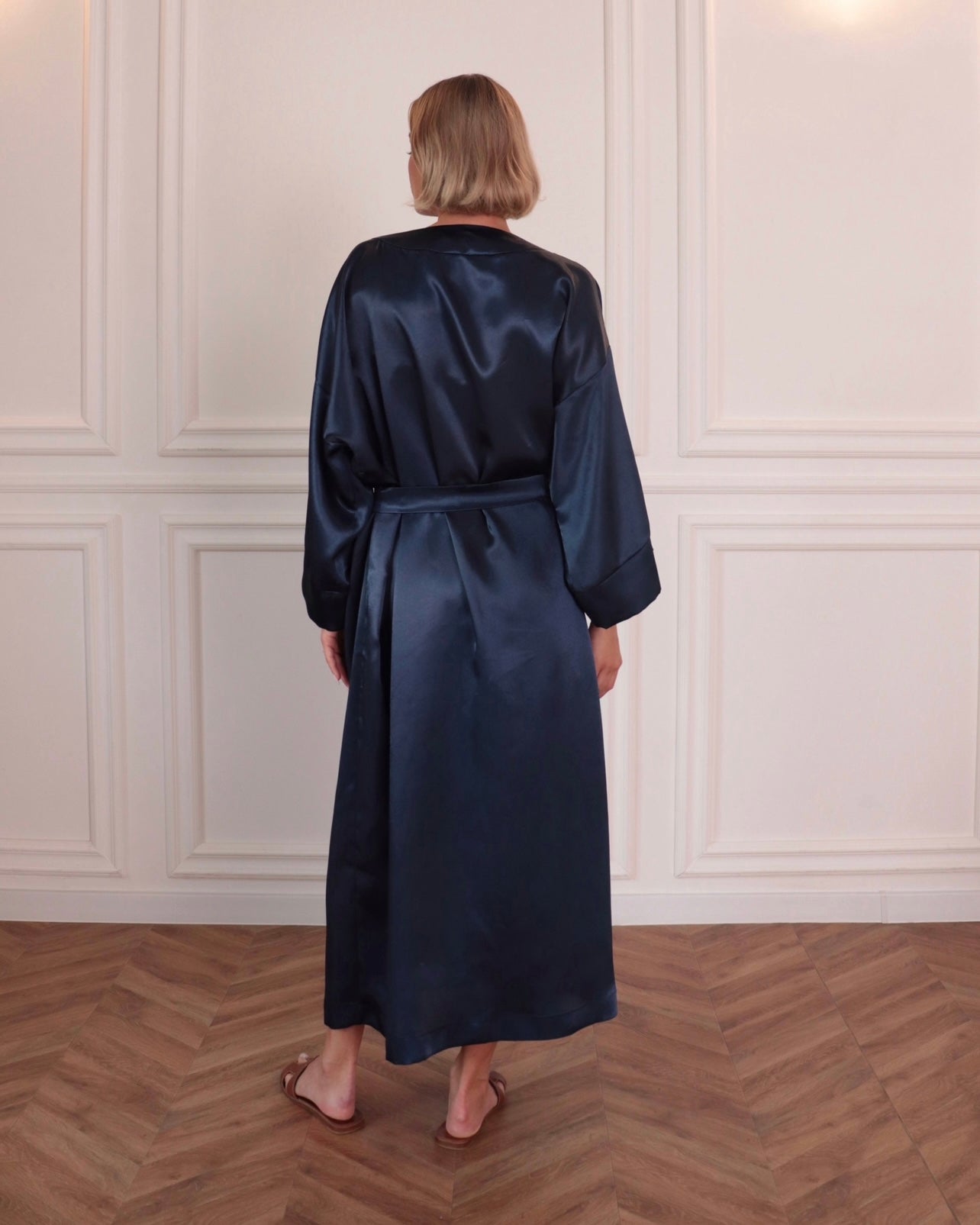 Blue Sapphire robe dress