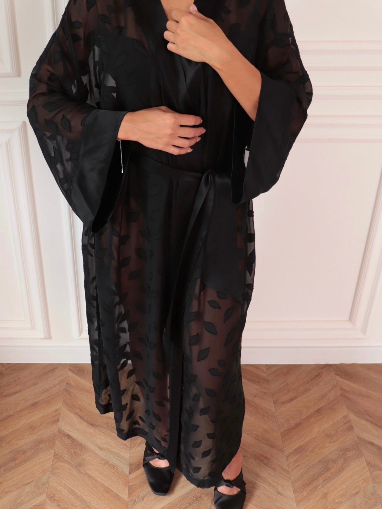 Midnight Dream see-through robe dress